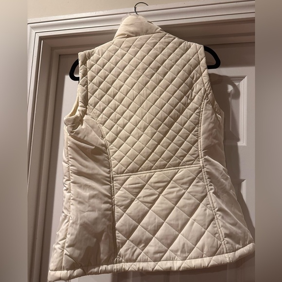 Calvin Klein Quilted White Vest - Picture 2 of 4
